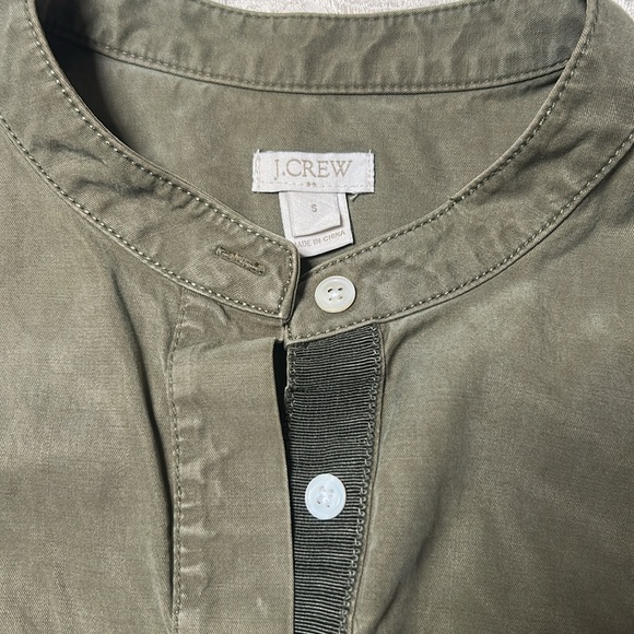 J. Crew Olive Green Short Sleeve Dress size S - Picture 2 of 6